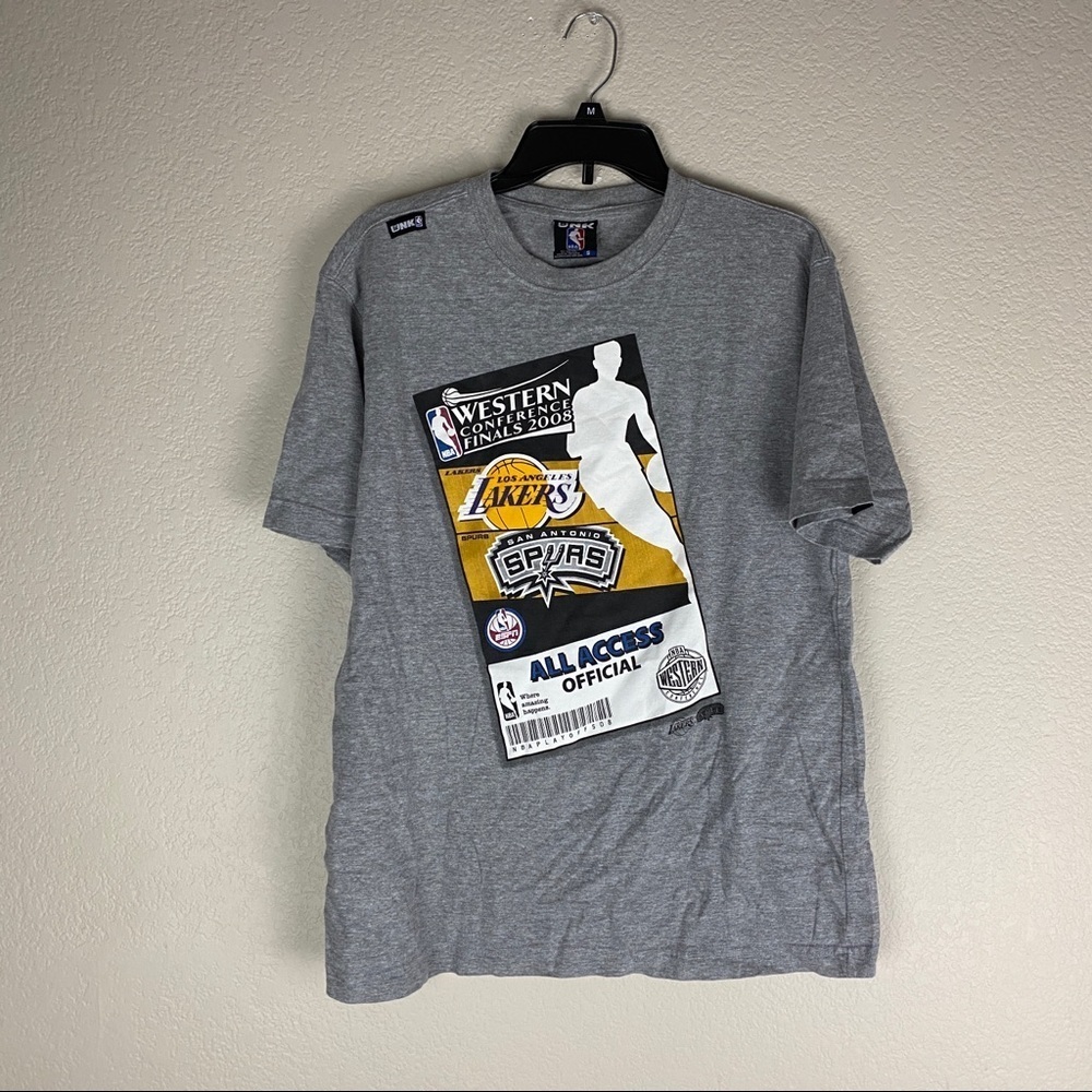 NBA UNK Lakers Vs Spurs 2008 Finals Shirt Small
